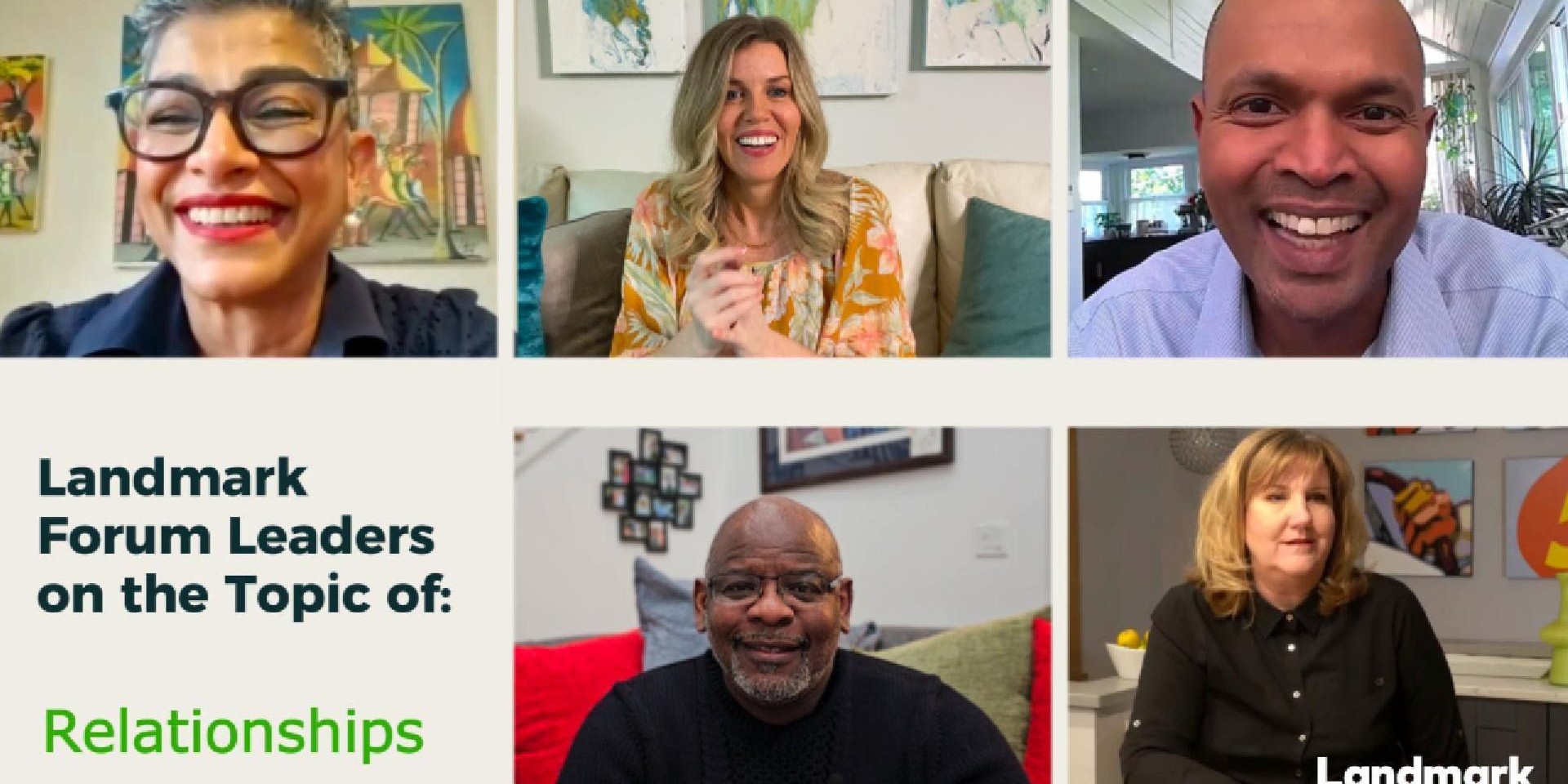 Landmark Racket Forum Relationships - Conversations with Landmark Forum Leaders